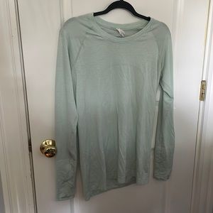Mint green lulu lemon swiftly long sleeve